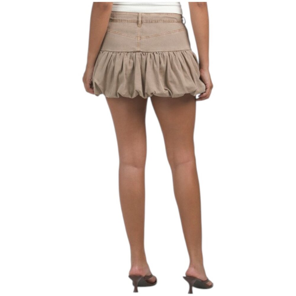 BLANK NYC Twill Bubble Mini Skirt - Picture 2 of 4